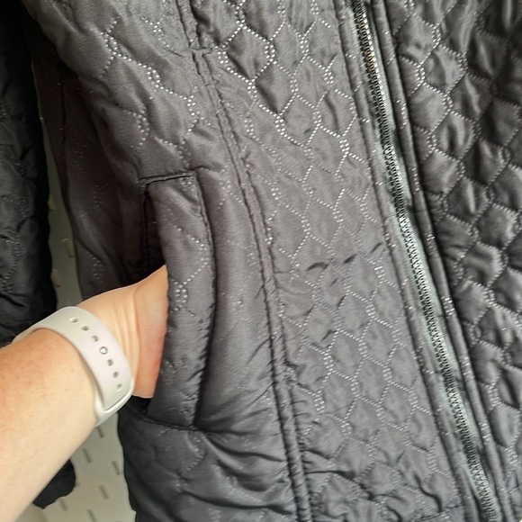 CASA Donna Black Quilted Jacket (M) - Picture 4 of 6